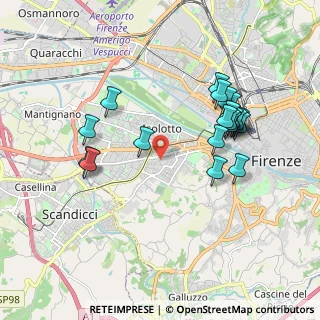 Mappa Via di Legnaia, 50143 Firenze FI, Italia (1.9125)