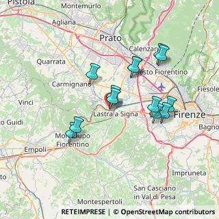 Mappa Via della Stazione, 50058 Signa FI, Italia (6.68385)