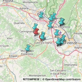 Mappa Via della Stazione, 50058 Signa FI, Italia (7.018)