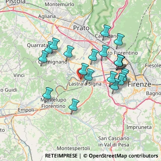 Mappa Via della Stazione, 50058 Signa FI, Italia (7.3105)