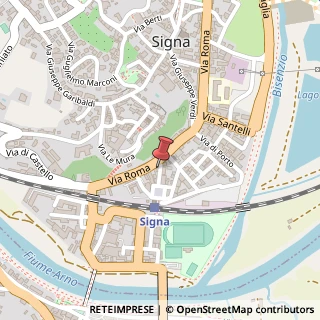 Mappa Via della Stazione, 10, 50058 Signa, Firenze (Toscana)