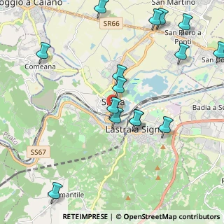 Mappa Via della Stazione, 50058 Signa FI, Italia (2.496)