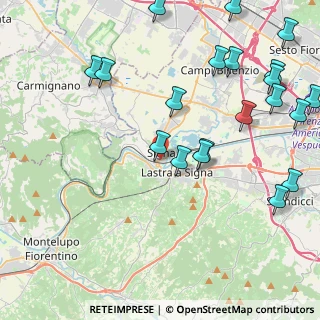 Mappa Via della Stazione, 50058 Signa FI, Italia (5.554)