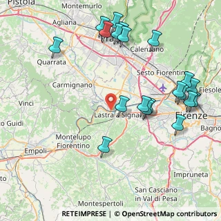 Mappa Via dell'Orologio, 50058 Signa FI, Italia (9.8435)