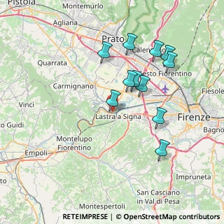 Mappa Via dell'Orologio, 50058 Signa FI, Italia (7.25636)