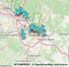 Mappa Via Chiara, 50125 Firenze FI, Italia (5.97867)