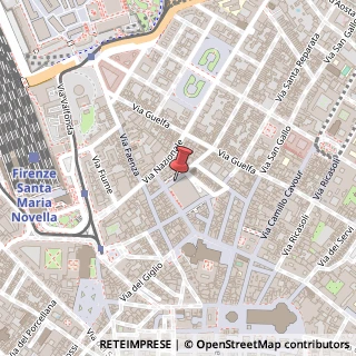 Mappa Via Panicale, 2, 50123 Firenze, Firenze (Toscana)