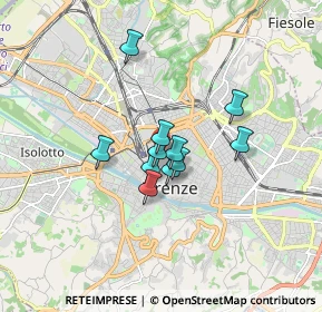 Mappa Via Chiara, 50125 Firenze FI, Italia (1.10818)