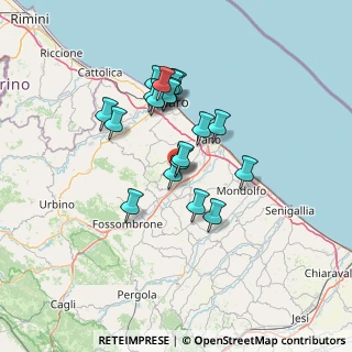 Mappa Via G. Oberdan, 61030 Lucrezia PU, Italia (11.5445)