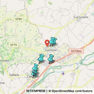 Mappa Via G. Oberdan, 61030 Lucrezia PU, Italia (1.92091)
