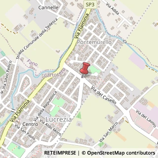 Mappa Via Francesco Petrarca,  3, 61030 Cartoceto, Pesaro e Urbino (Marche)