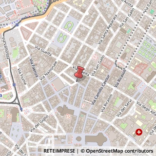 Mappa Via Taddea, 8, 50123 Firenze, Firenze (Toscana)