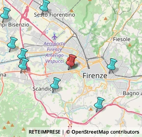 Mappa Via del Biancospino, 50142 Firenze FI, Italia (5.23636)