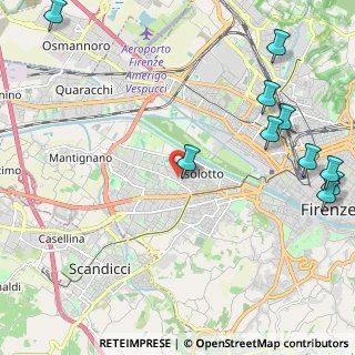 Mappa Via Cesare Maccari, 50142 Firenze FI, Italia (3.19909)