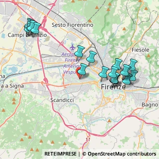 Mappa Via Cesare Maccari, 50142 Firenze FI, Italia (4.7705)