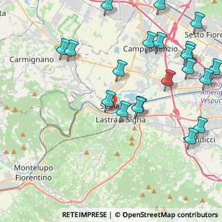 Mappa Via Fratelli Rosselli, 50058 Signa FI, Italia (5.473)