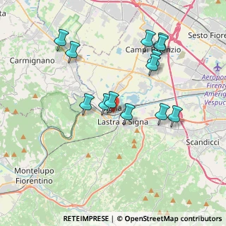 Mappa Via di Porto, 50058 Signa FI, Italia (3.83846)