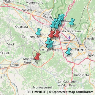 Mappa Via Fratelli Rosselli, 50058 Signa FI, Italia (6.12263)