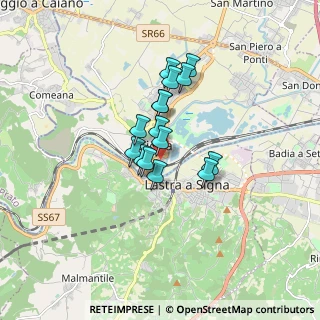 Mappa Via Fratelli Rosselli, 50058 Signa FI, Italia (1.15067)