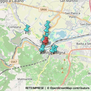Mappa Via Fratelli Rosselli, 50058 Signa FI, Italia (0.91364)