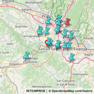 Mappa Via Marzabotto, 50058 Signa FI, Italia (6.4505)