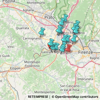 Mappa Via Marzabotto, 50058 Signa FI, Italia (6.31944)