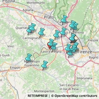 Mappa Via Marzabotto, 50058 Signa FI, Italia (7.2535)
