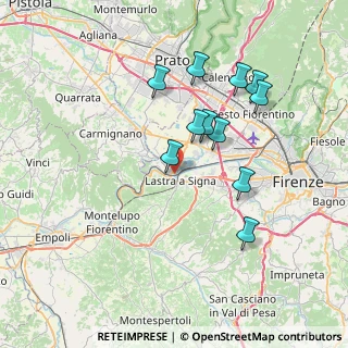 Mappa Via Marzabotto, 50058 Signa FI, Italia (7.07909)
