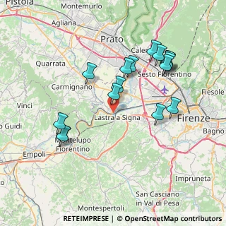 Mappa Via Marzabotto, 50058 Signa FI, Italia (7.83313)