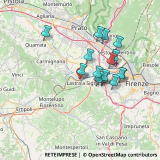 Mappa Via Marzabotto, 50058 Signa FI, Italia (6.71667)