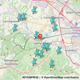 Mappa Via Marzabotto, 50058 Signa FI, Italia (4.535)
