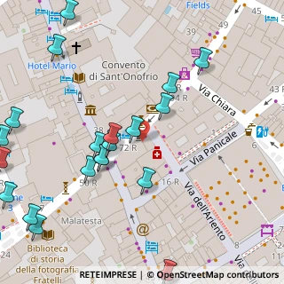 Mappa Via dell'Ariento banco, 50123 Firenze FI, Italia (0.087)