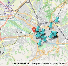 Mappa Via del Fosso Macinante, 50144 Firenze FI, Italia (1.67688)