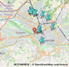 Mappa Via del Fosso Macinante, 50144 Firenze FI, Italia (1.72583)