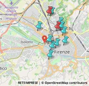 Mappa Via del Fosso Macinante, 50144 Firenze FI, Italia (1.54167)