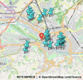 Mappa Via del Fosso Macinante, 50144 Firenze FI, Italia (1.74105)