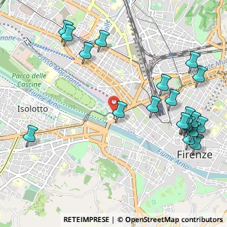 Mappa Via del Fosso Macinante, 50144 Firenze FI, Italia (1.3745)