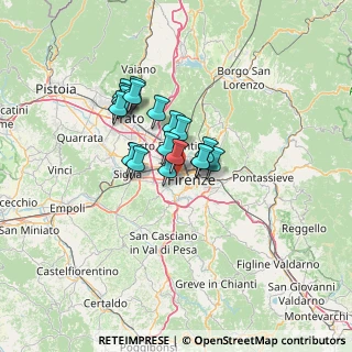 Mappa Via del Roseto, 50142 Firenze FI, Italia (9.19611)