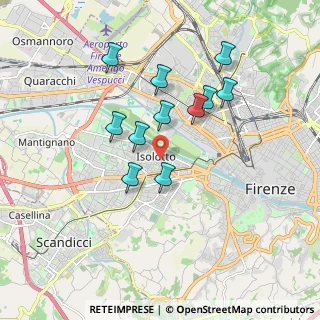 Mappa Via del Roseto, 50142 Firenze FI, Italia (1.61727)