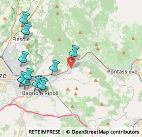 Mappa 50012 Vallina FI, Italia (4.945)