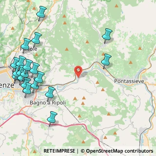 Mappa Via di Rosano, 50012 Vallina FI, Italia (6.0795)