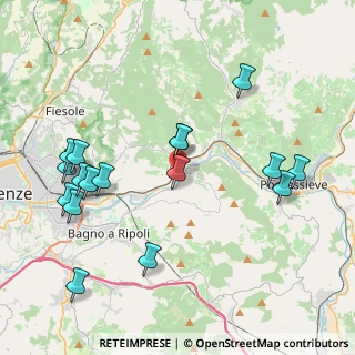 Mappa 50012 Vallina FI, Italia (4.64235)