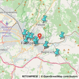 Mappa Via Antonio Fogazzaro, 50137 Firenze FI, Italia (3.07909)