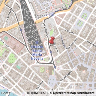 Mappa Piazza della Stazione, 11/R, 50123 Firenze, Firenze (Toscana)