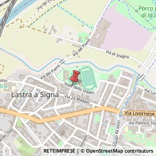 Mappa Via dello stadio 28, 50058 Lastra a Signa, Firenze (Toscana)