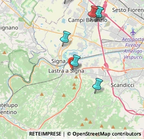 Mappa Via Landucci, 50055 Lastra a Signa FI, Italia (6.02818)