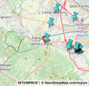 Mappa Via Landucci, 50055 Lastra a Signa FI, Italia (5.09688)