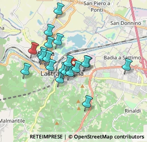 Mappa Via Landucci, 50055 Lastra a Signa FI, Italia (1.533)