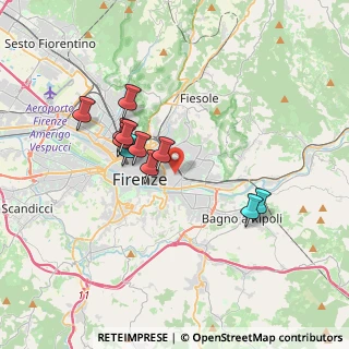 Mappa Via Frà Paolo Sarpi, 50136 Firenze FI, Italia (3.12727)