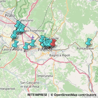 Mappa Via Pietro Colletta, 50136 Firenze FI, Italia (7.8545)